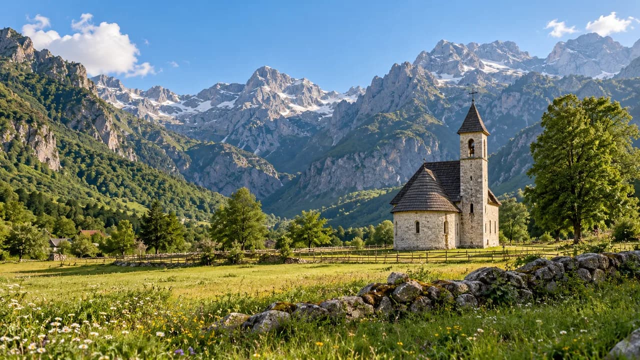 Theth, Albanien