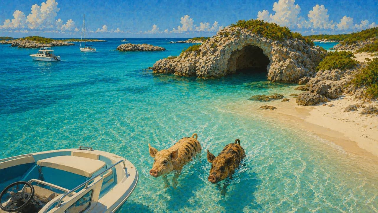Staniel Cay, Bahamas