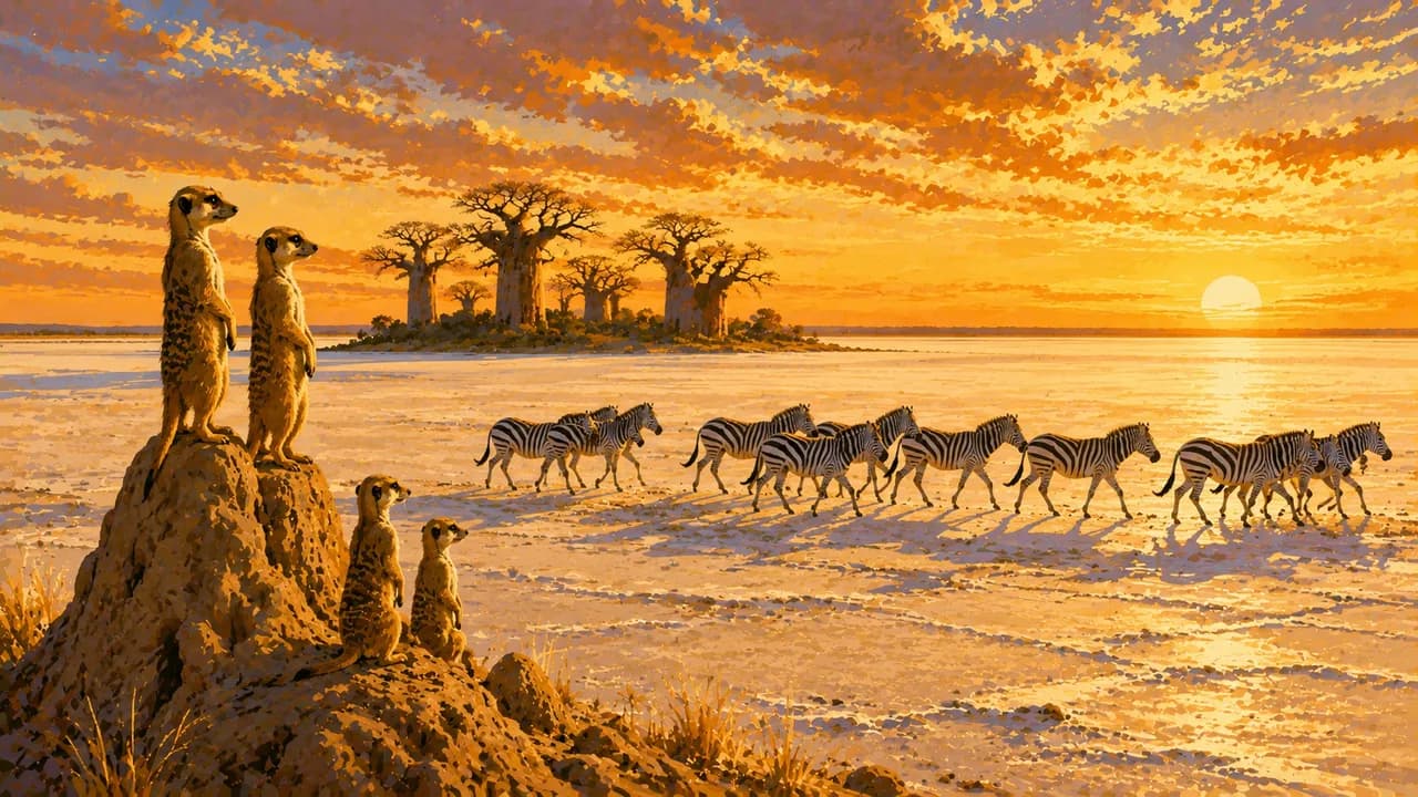 Makgadikgadi-Salzpfannen