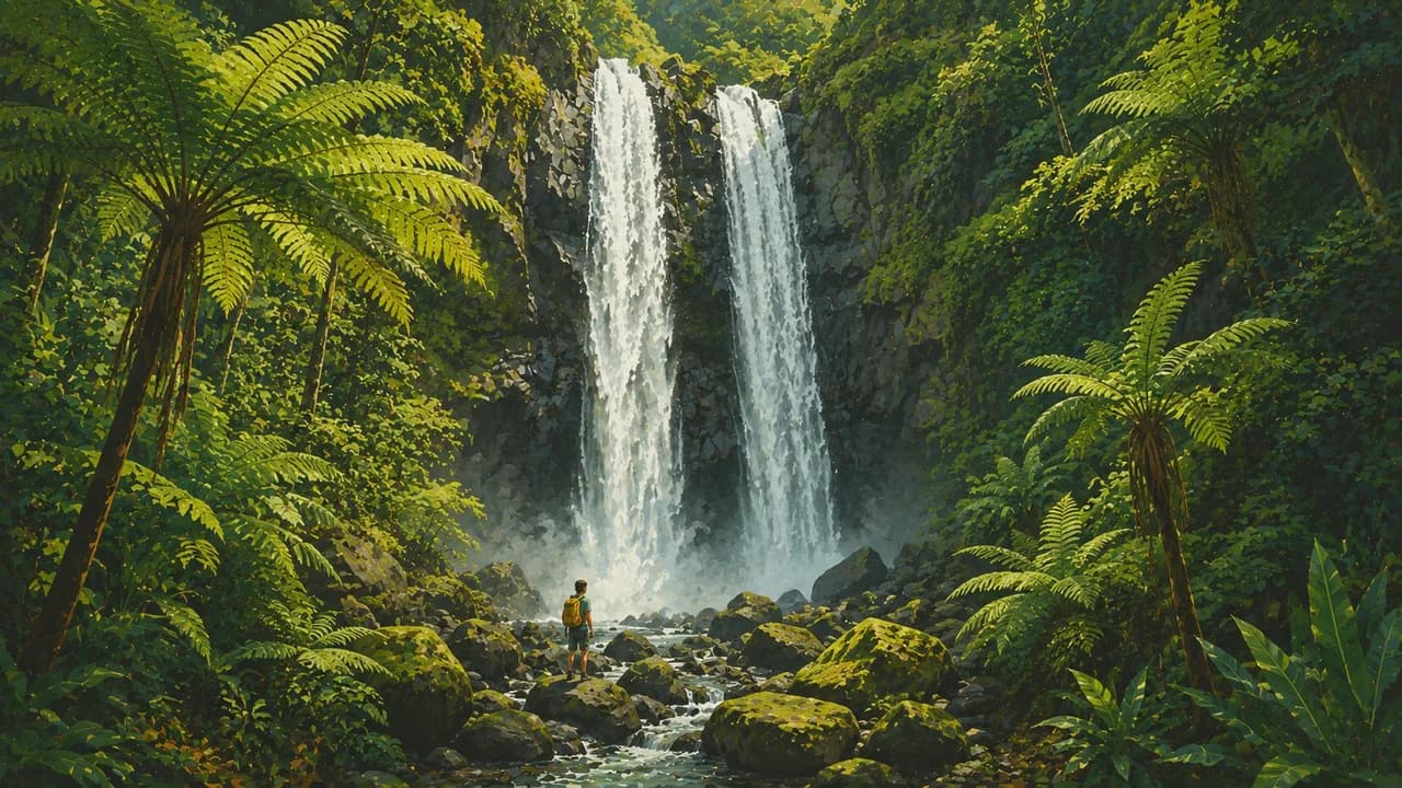 Trafalgar Falls, Dominica