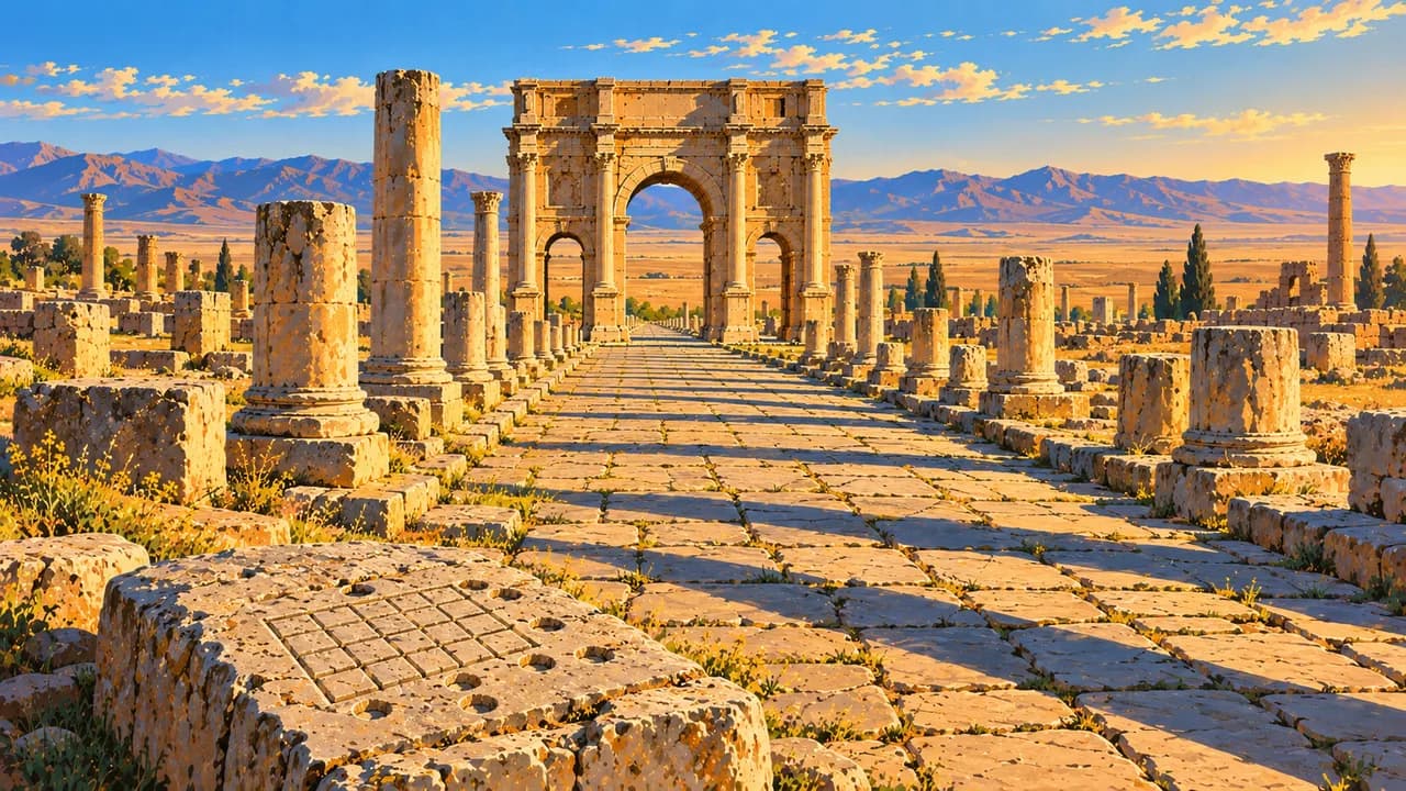 Timgad, Algerien