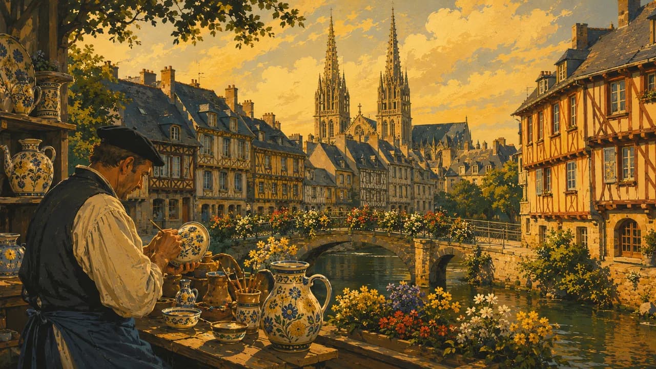 Quimper, Frankreich