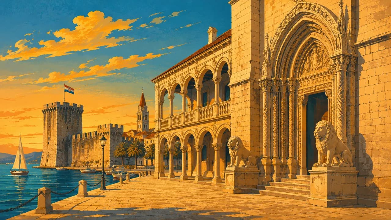 Trogir, Kroatien