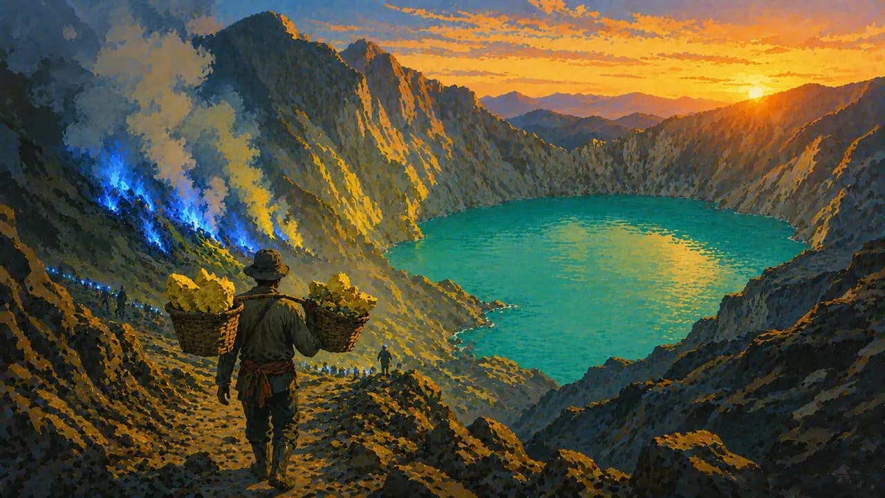 Gunung Ijen, Indonesien