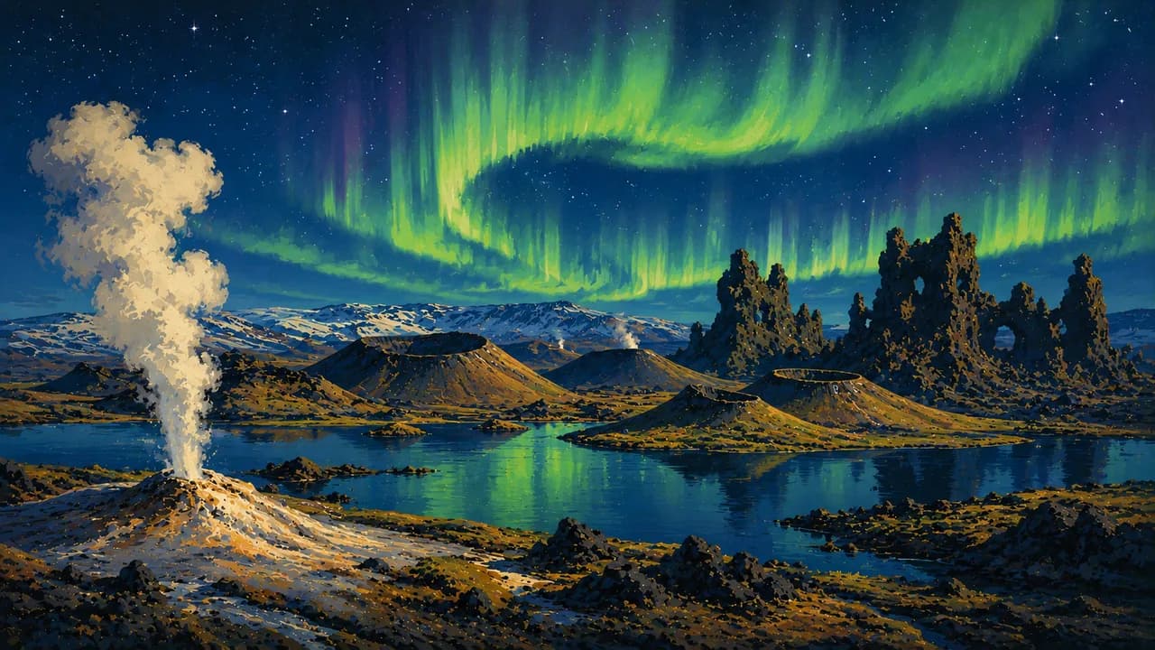 Lake Mývatn, Iceland