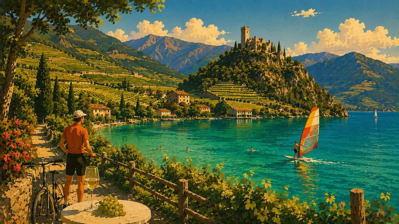 Lake Caldaro, Italy