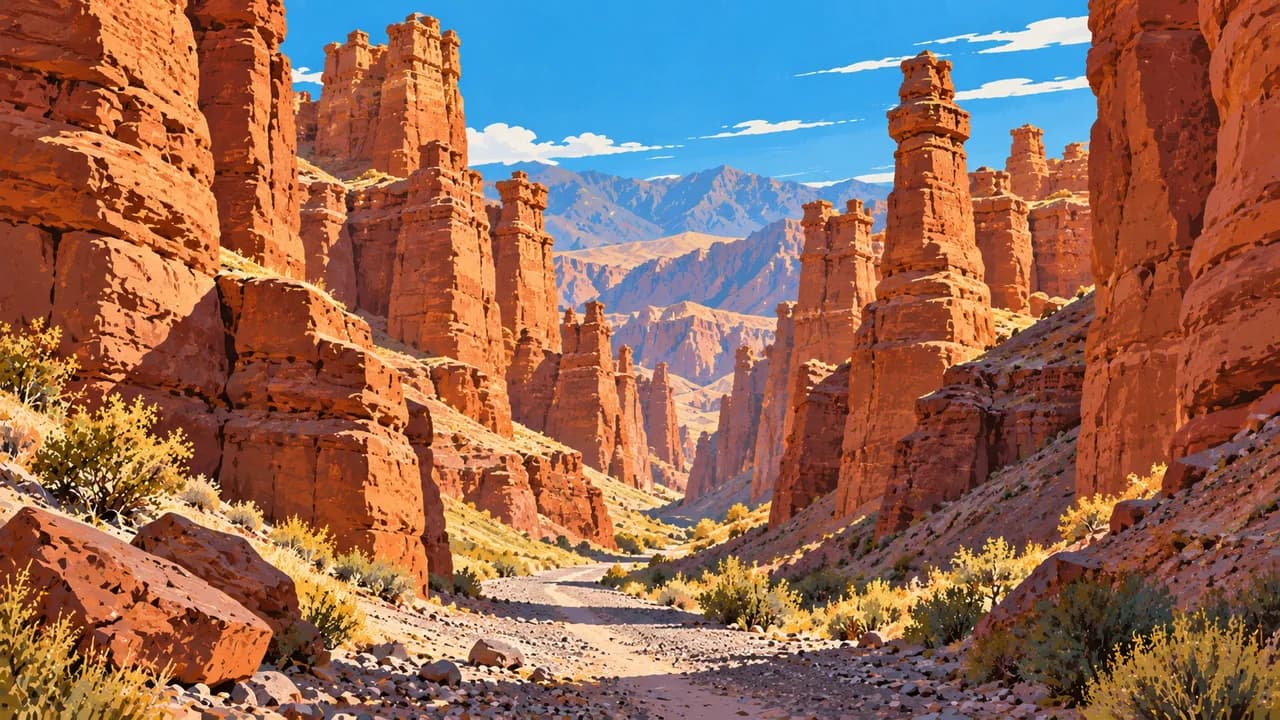 Charyn Canyon, Kazakhstan