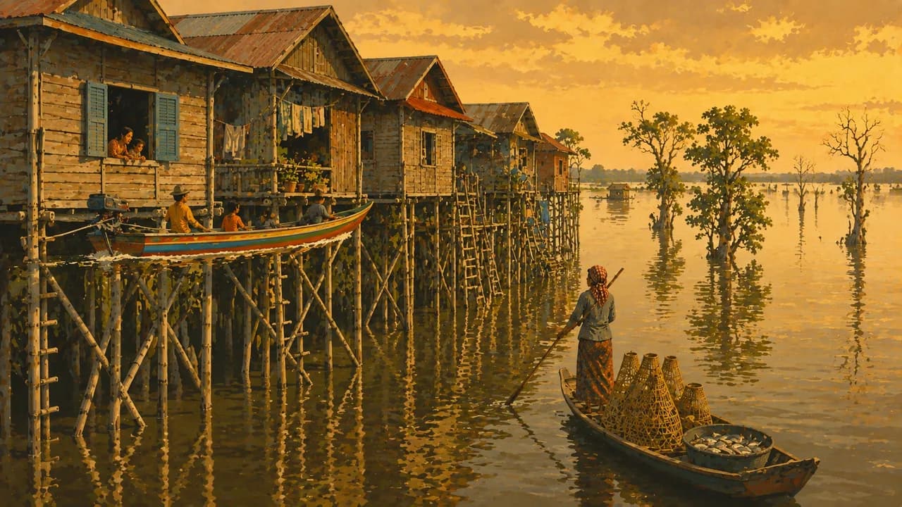 Tonlé Sap Lake, Cambodia