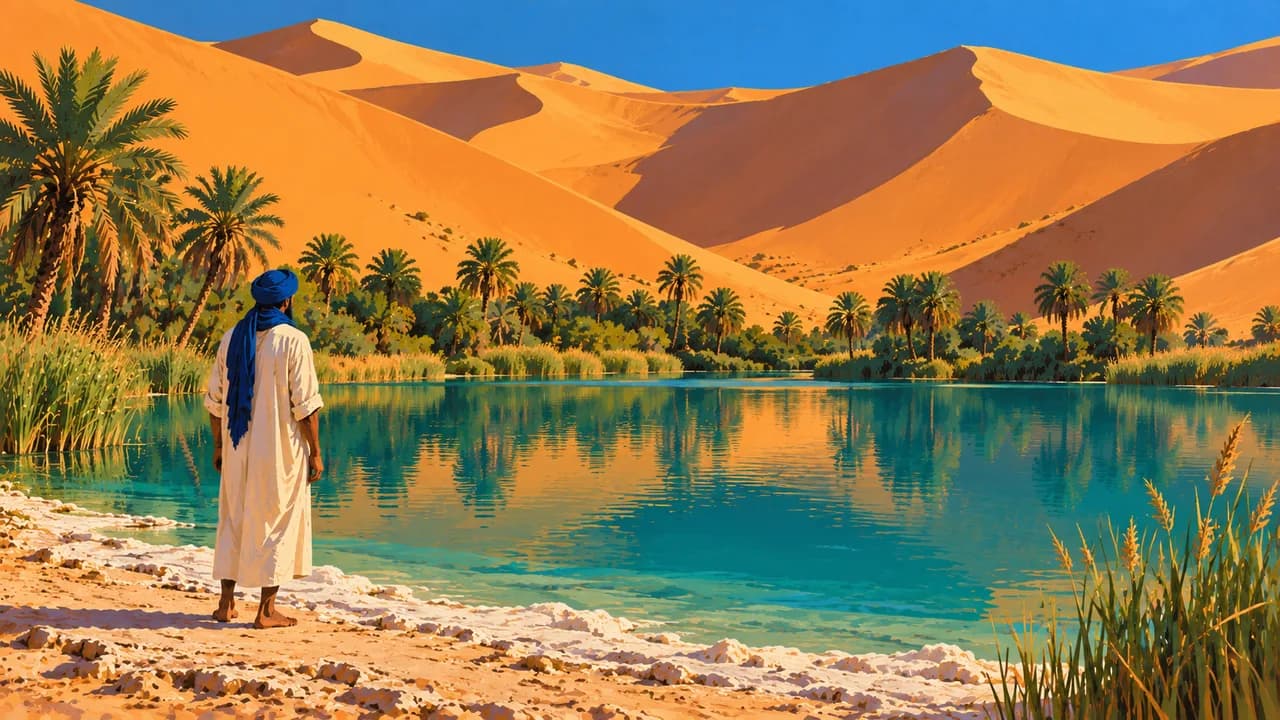 Ubari Lakes, Libya