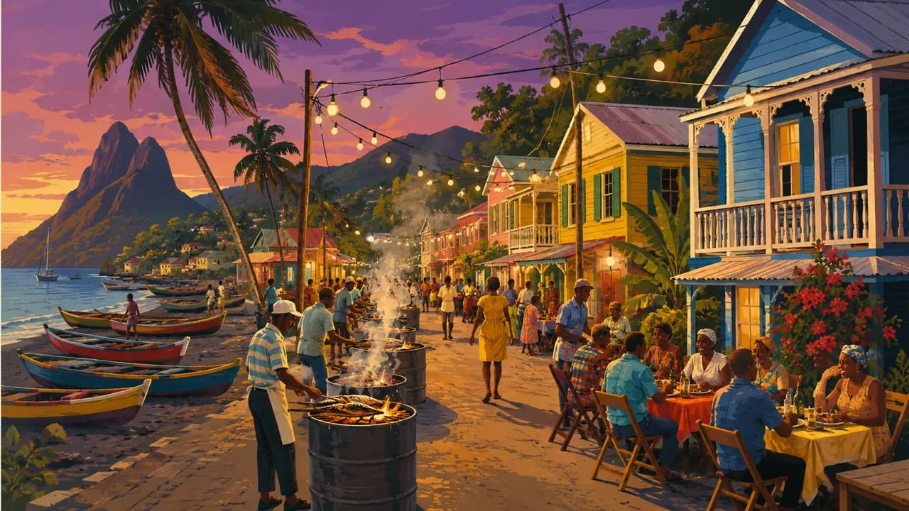 Anse La Raye, St. Lucia