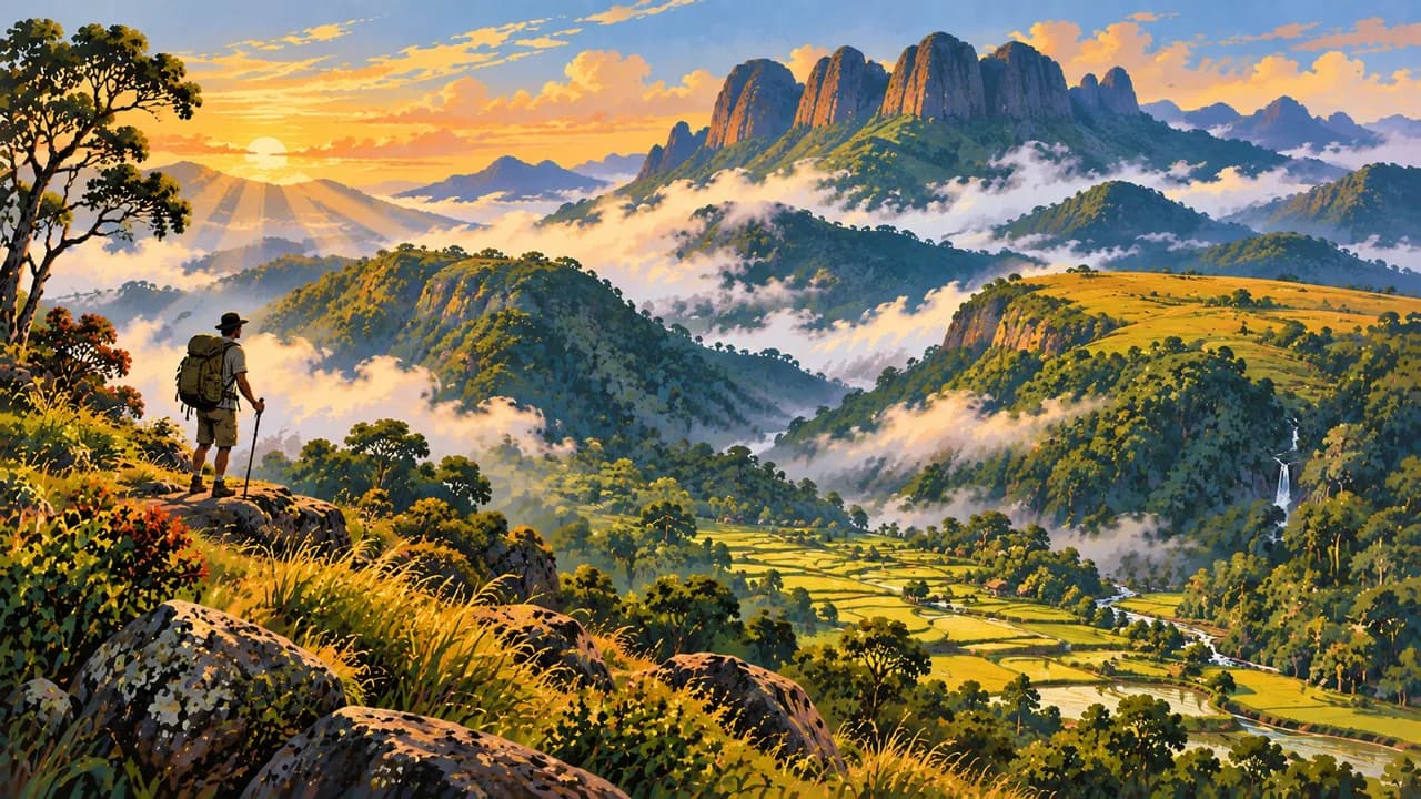 Knuckles Mountain Range, Sri Lanka