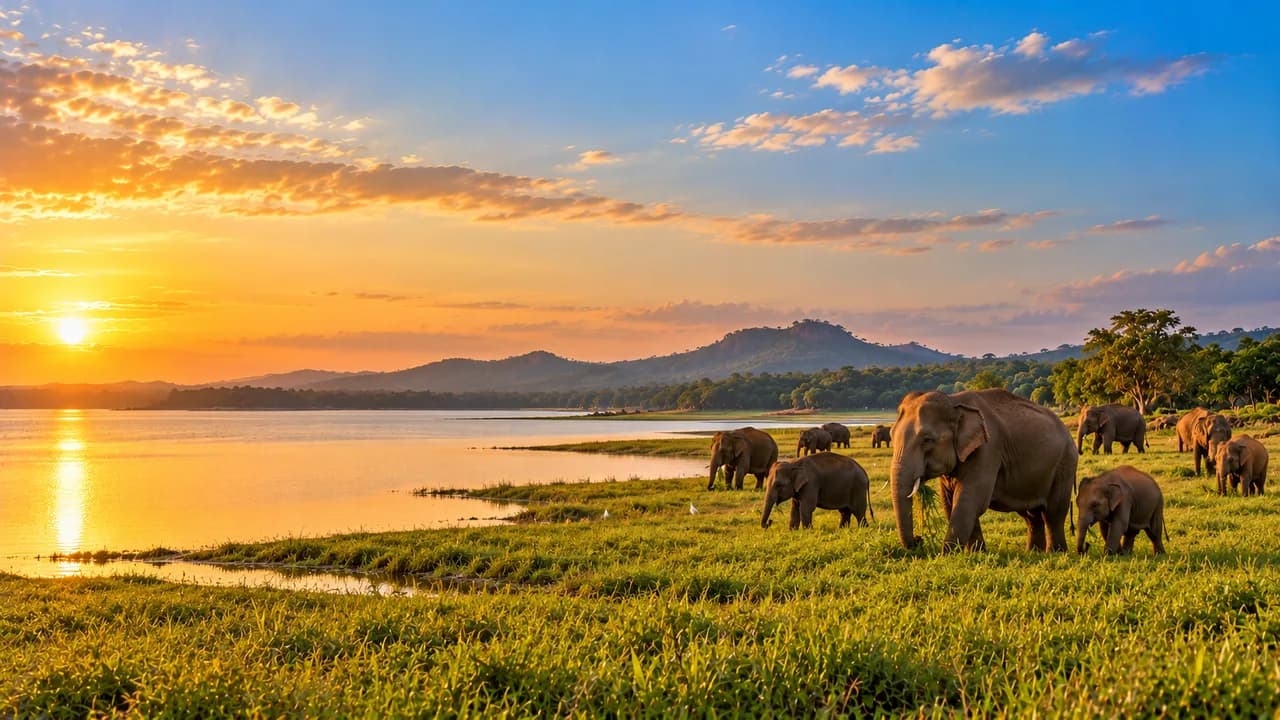 Minneriya-Nationalpark, Sri Lanka