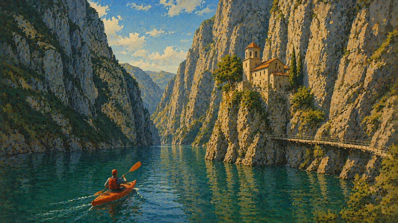 Matka-Schlucht, Nordmazedonien