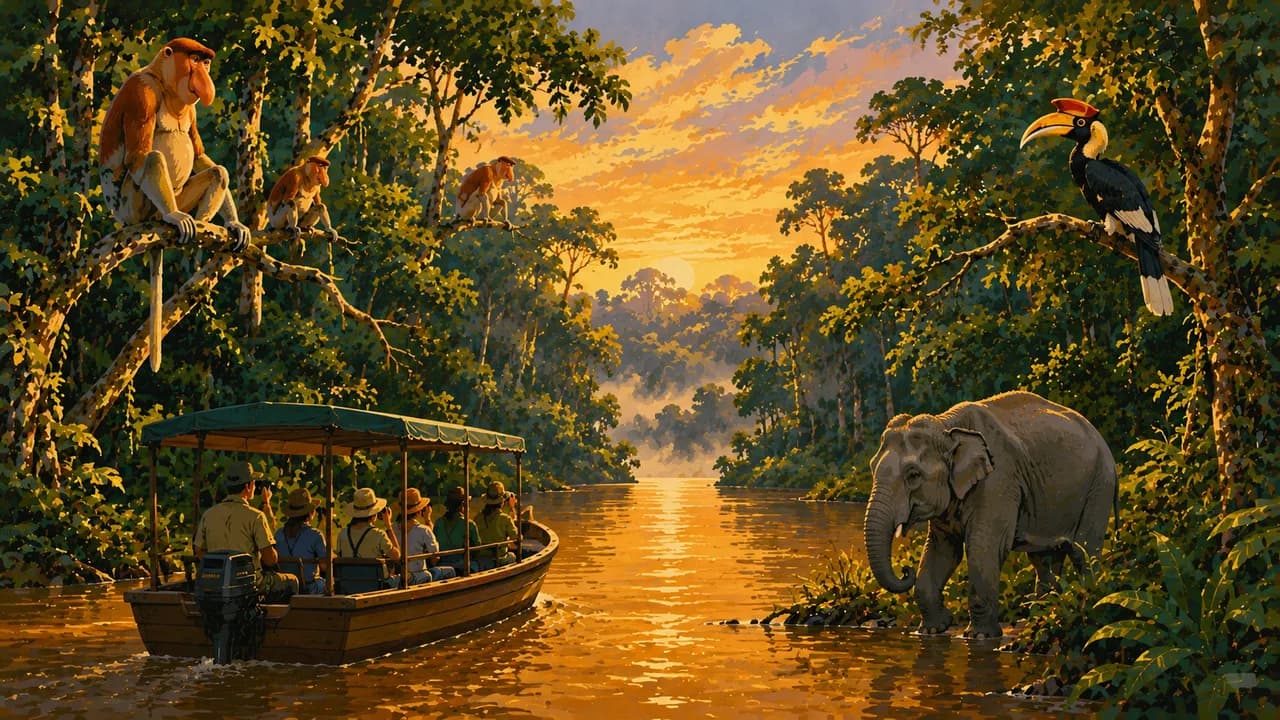 Kinabatangan-Fluss