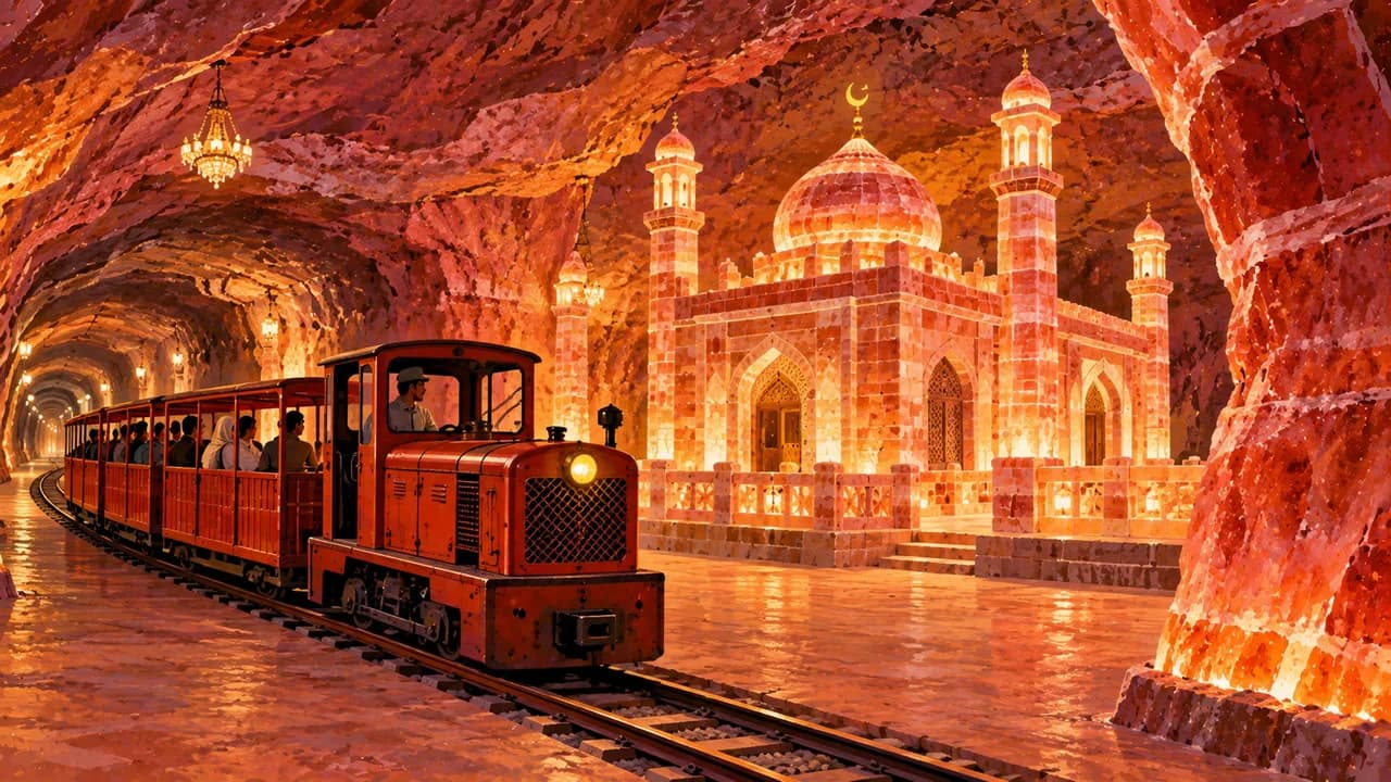 Khewra Salt Mine, Pakistan