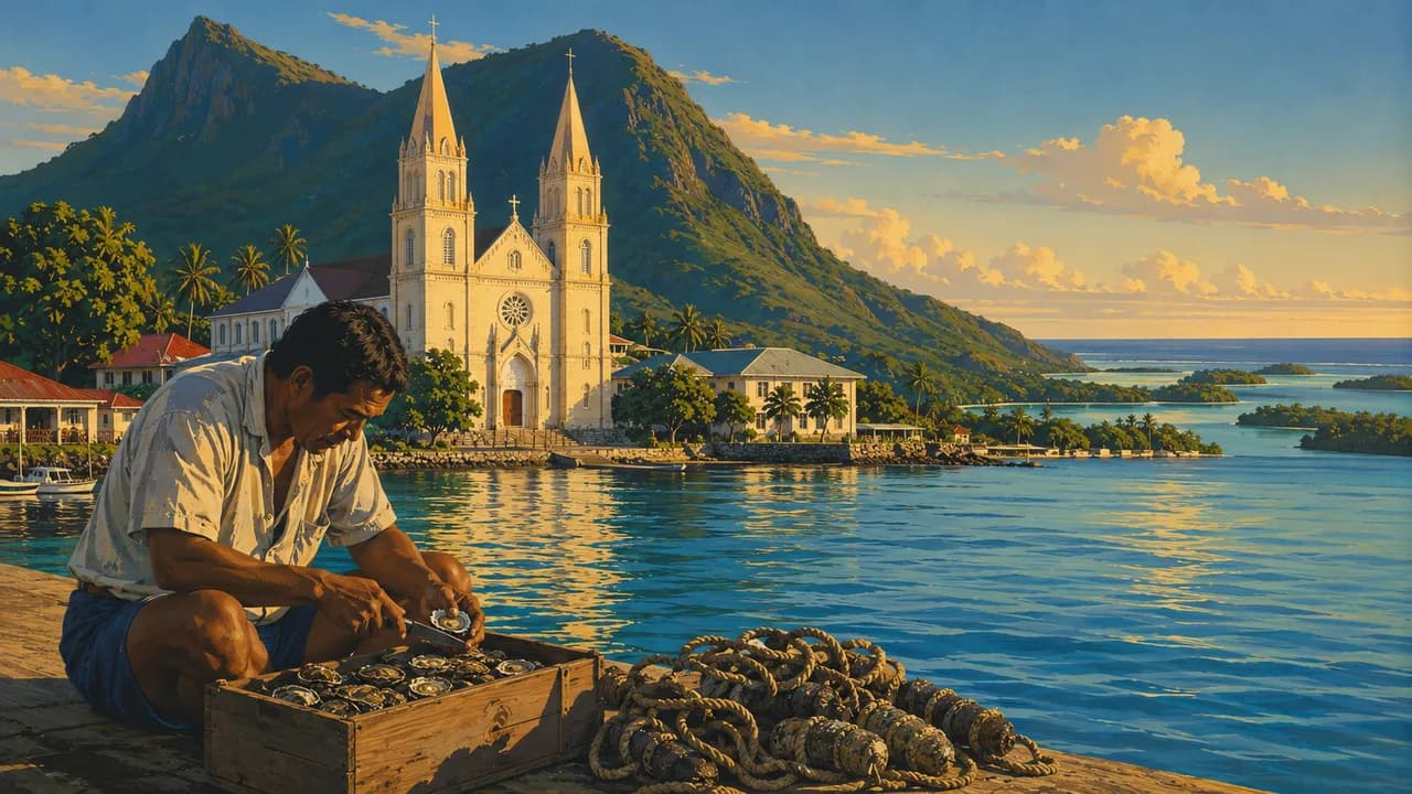 Mangareva, Französisch-Polynesien