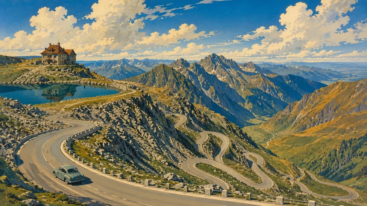 Transfagarasan, Rumänien