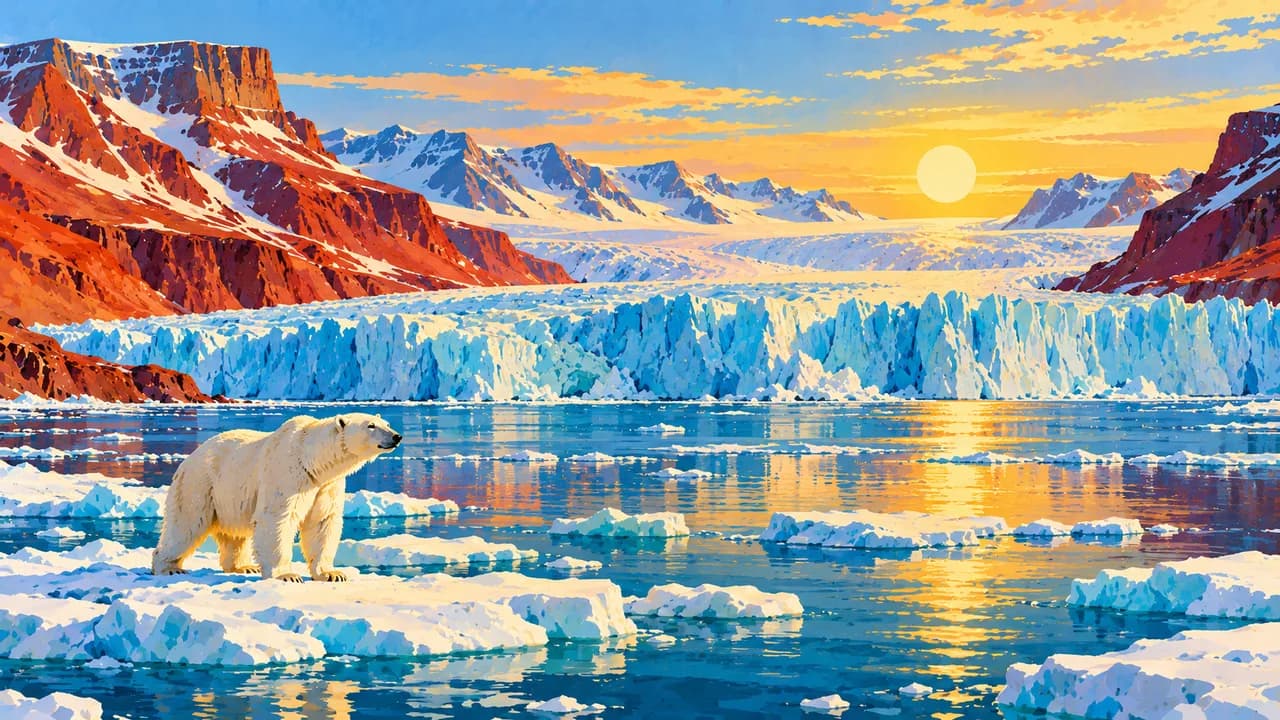 Liefdefjorden, Spitzbergen und Jan Mayen