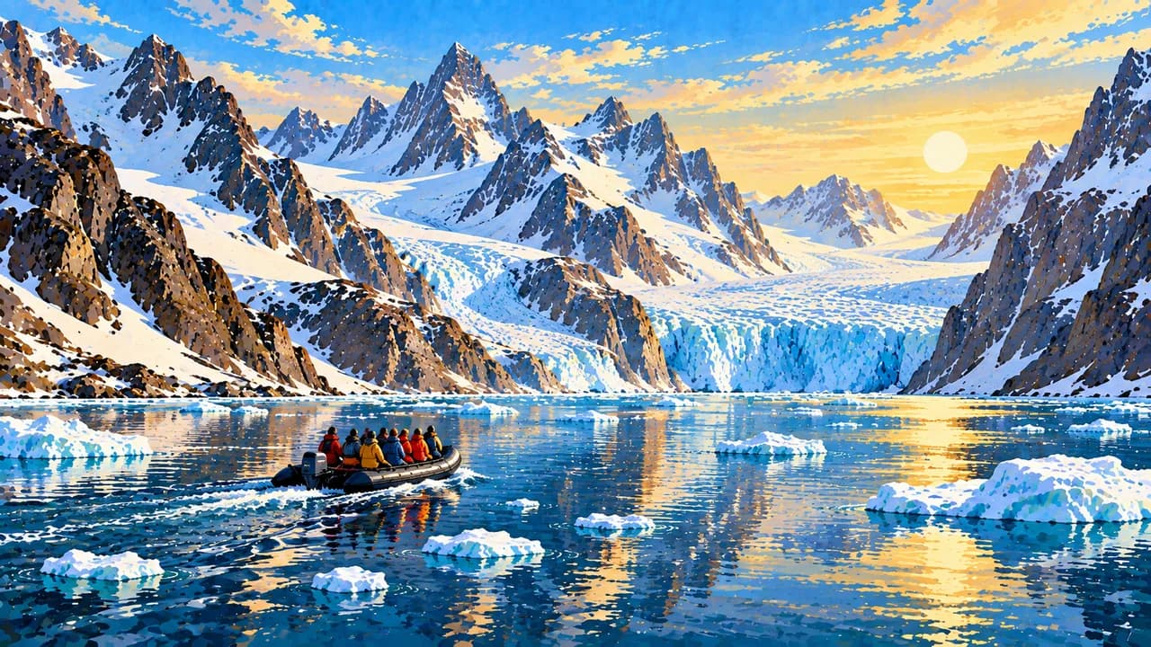 Magdalenefjorden, Spitzbergen und Jan Mayen
