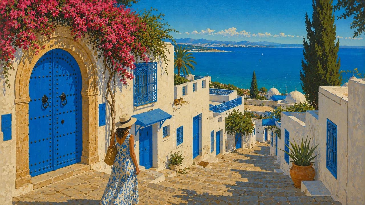 Sidi Bou Said, Tunisia