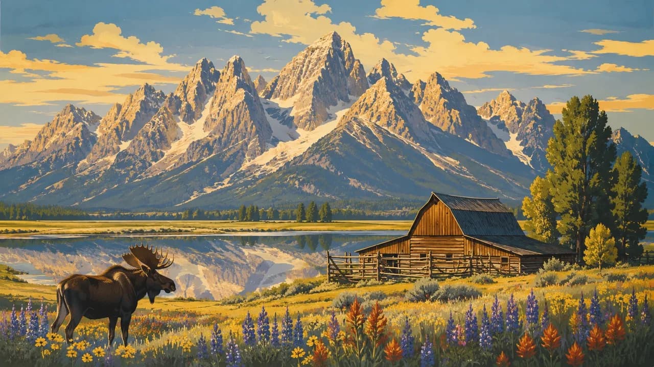 Grand-Teton-Nationalpark, Vereinigte Staaten von Amerika