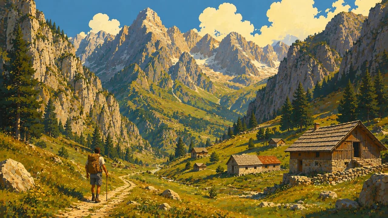 Rugova-Tal, Kosovo