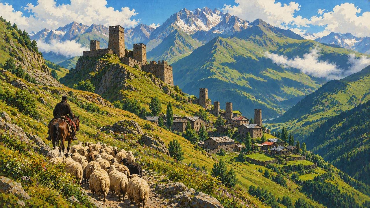 Tuschetien, Georgien