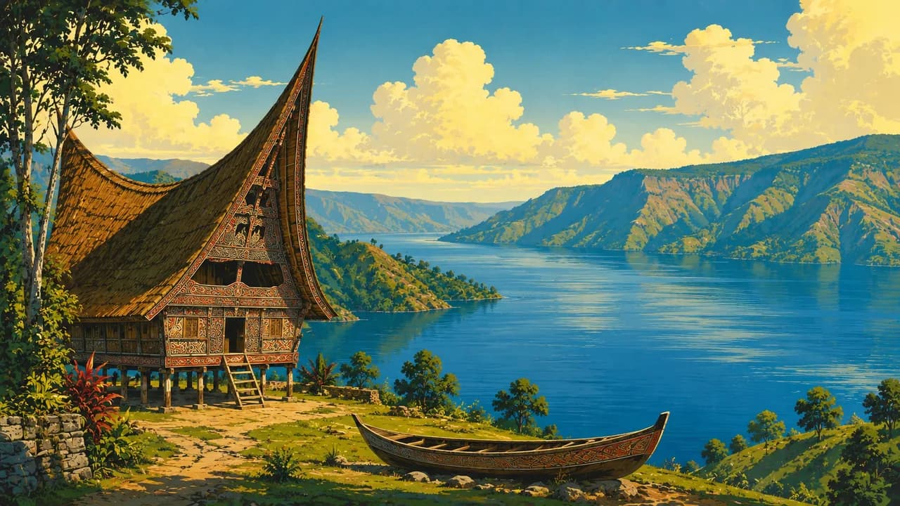 Pulau Samosir, Indonesien