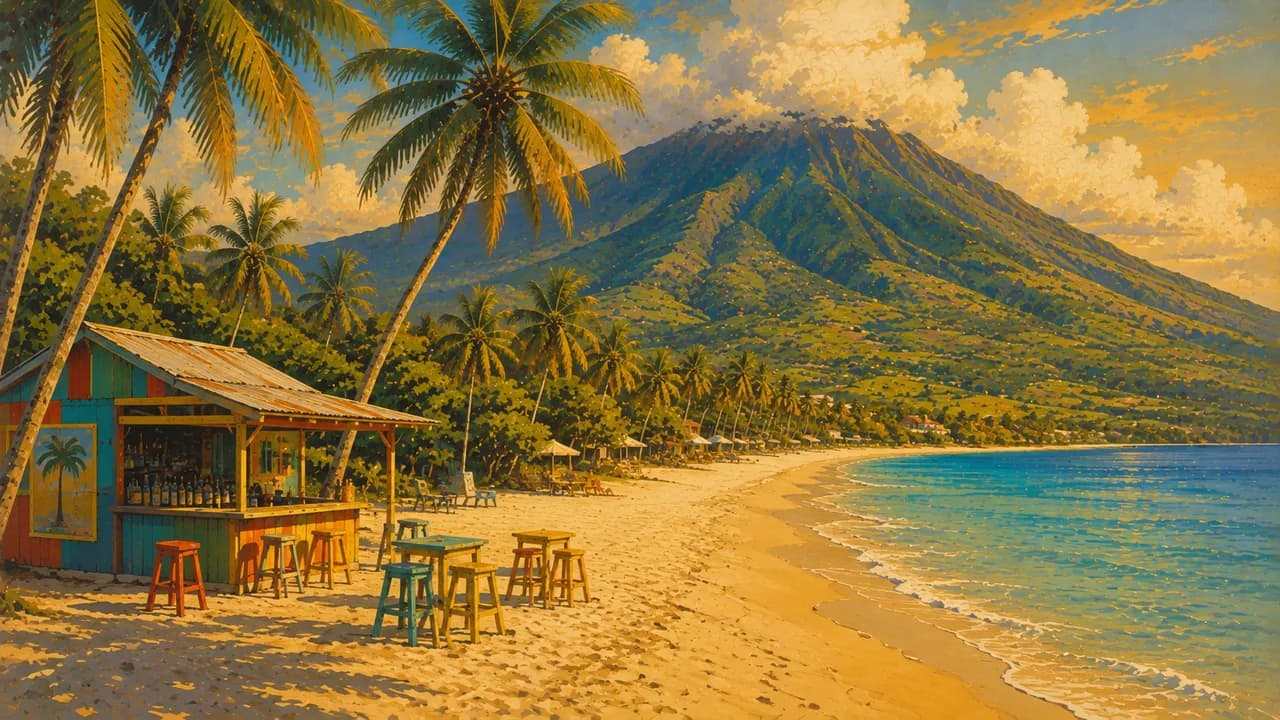 Pinney’s Beach, Saint Kitts and Nevis