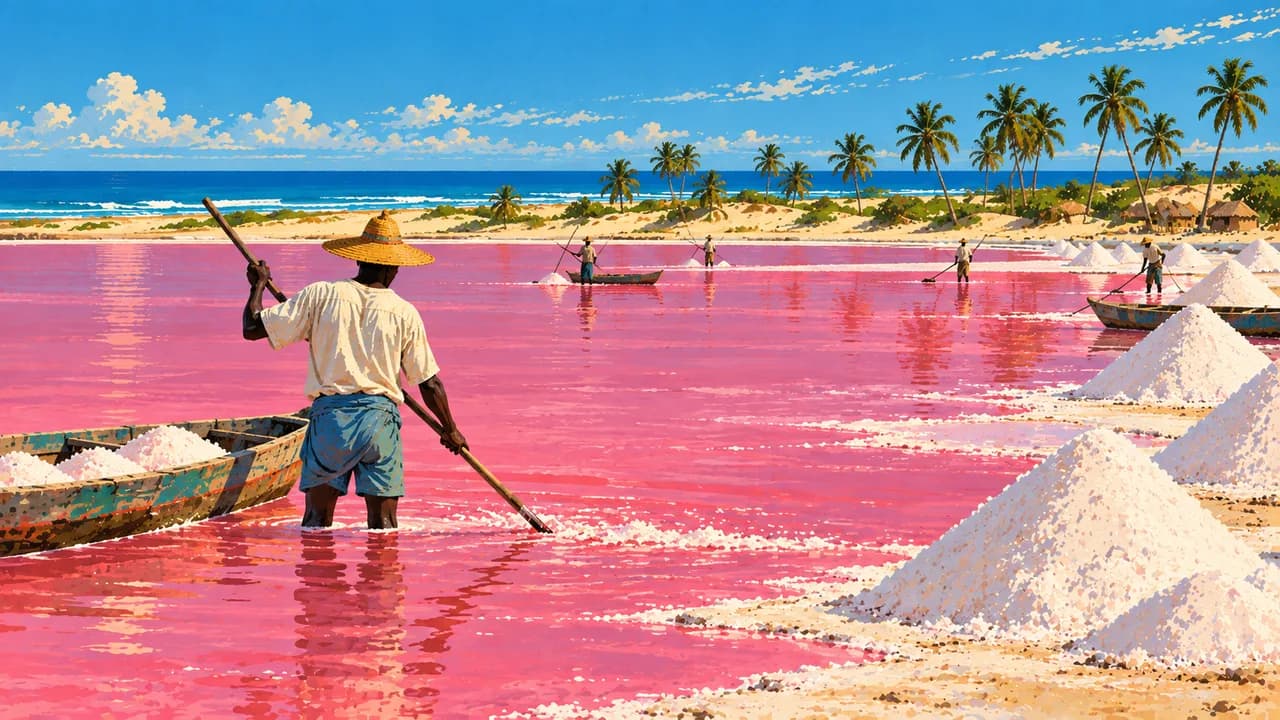 Lac Rose, Senegal
