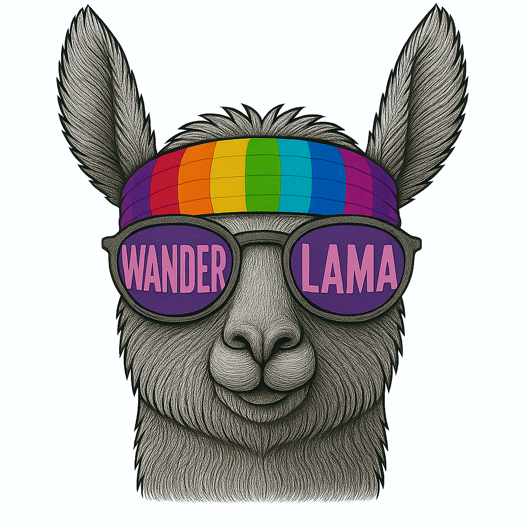 Lama mit Keks